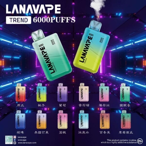 LANA VAPE 一次性6000口  拆單另外寄