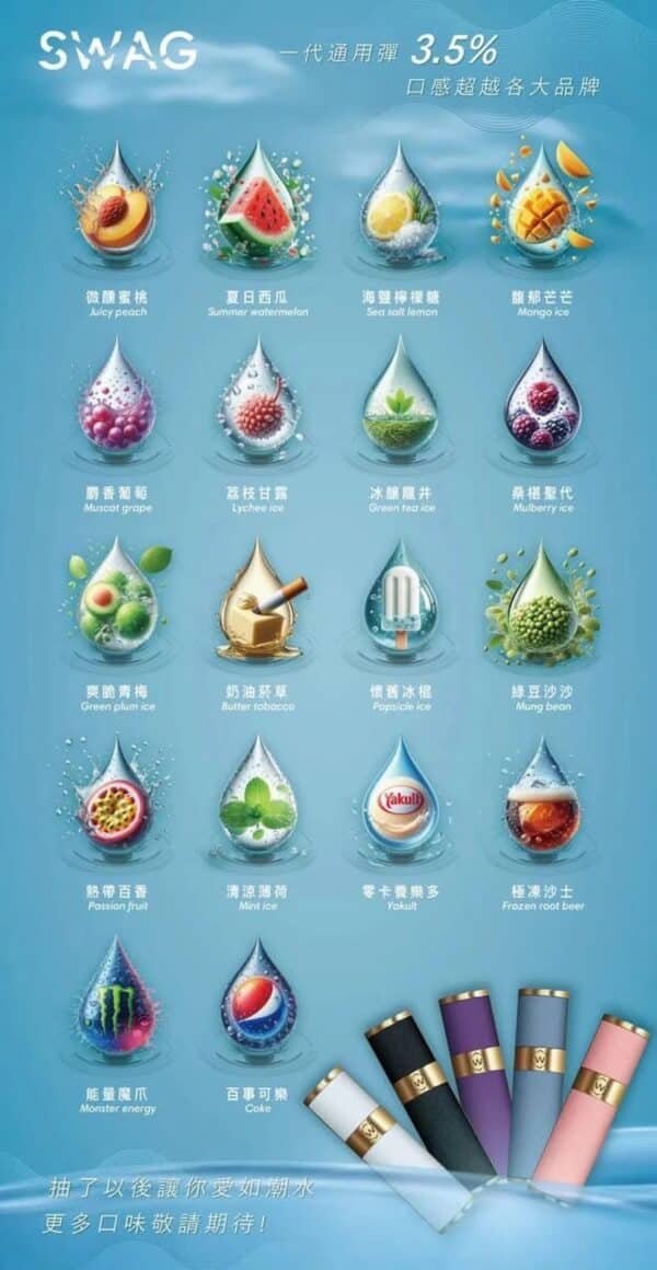 SWAG❤️‍🔥3顆入/通用一代🍬(買五盒送一隻皮革機）
