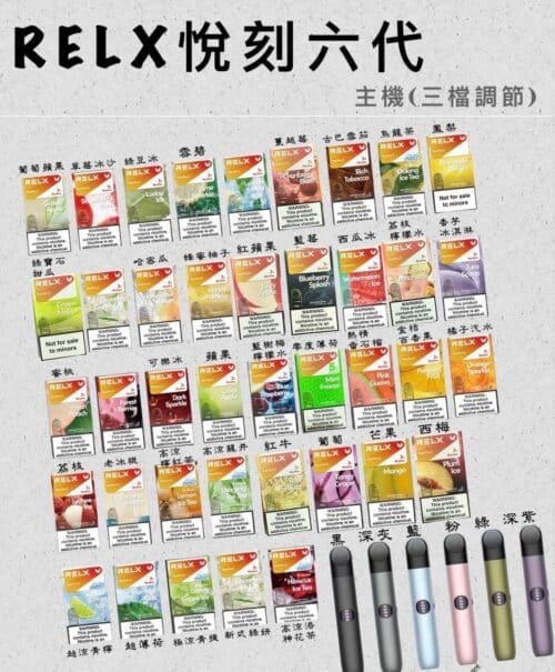 RELX悅刻六代/五代❤️‍🔥1顆入/不通用一代!!(買12顆送主機)