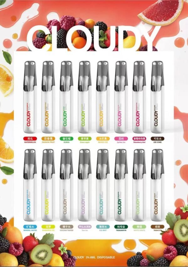 美國CLOUDY 採用美國油 最新陶瓷芯 拋棄6000口 可充電